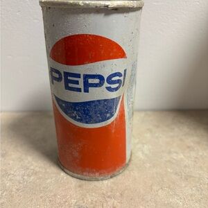 Vintage Canadian Pepsi-Cola tin can.